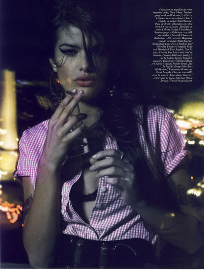 amy winehouse 2008 vogue paris photo Peter Lindbergh modell Isabeli Fontana