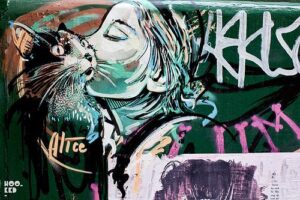 Alice Pasquini - street art nőiesen