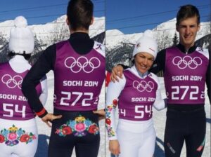 Sokkoló síruhák a magyar olimpikonokon- kalocsai ribancrendszám
