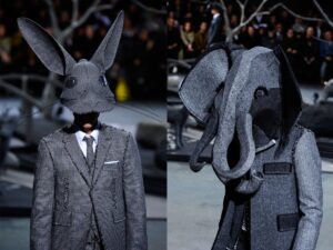 Stephen Jones állati kalapjai Thom Browne kollekciójában