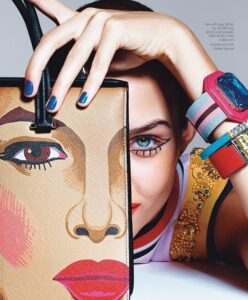 Művészet inspirálta beauty sorozat a Harper's Bazaar-ban