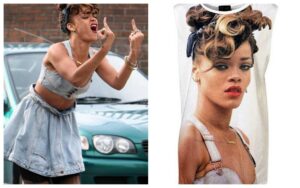 Rihanna pert nyert a Topshop ellen