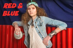 RED AND BLUE - editorial