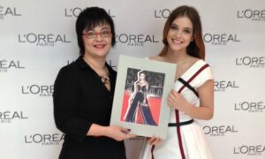Találkozás Palvin Barbarával aki a L'oreal szépségnagyköveteként érkezett Budapestre