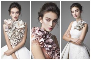 Krikor Jabotian esküvői ruháit virágok inspirálták