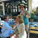 L'occitane kampány backstage Oroszlán Szonja parádi Gabriella stylist