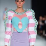 Ana ljubinkovic pasztell kollekció London Fashion week Budapest pasztell ruhák