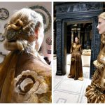 Fei fei Cicada london Fashion Week Pumpkin Paradise estélyi ruha