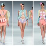 Ana ljubinkovic pasztell kollekció London Fashion week Budapest pasztell ruhák