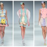 Ana ljubinkovic pasztell kollekció London Fashion week Budapest pasztell ruhák