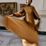 Fei fei Cicada london Fashion Week Pumpkin Paradise estélyi ruha