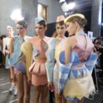 Ana ljubinkovic pasztell kollekció London Fashion week Budapest pasztell ruhák