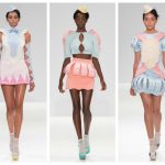 Ana ljubinkovic pasztell kollekció London Fashion week Budapest pasztell ruhák