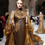 Fei fei Cicada london Fashion Week Pumpkin Paradise estélyi ruha