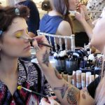 Peter Jensen backstage london fashion week