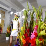 Peter Jensen backstage london fashion week