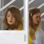 Peter Jensen backstage london fashion week