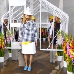 Peter Jensen London Fashion Week virágok divattervező
