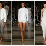 David Ferreira bemutató London Fashion Week divat fehér ruha