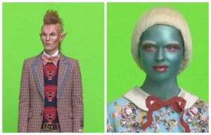 Gucci alien vicces bolond kampány