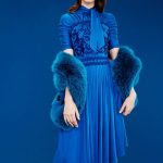 Mary Katrantzou ruha divat kék