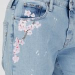 gas jeans farmer virágos részletek