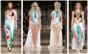 #LFW Michaela Frankova  SS 2018- Aranykor