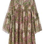 H&M William morris kollekció rövid ruha