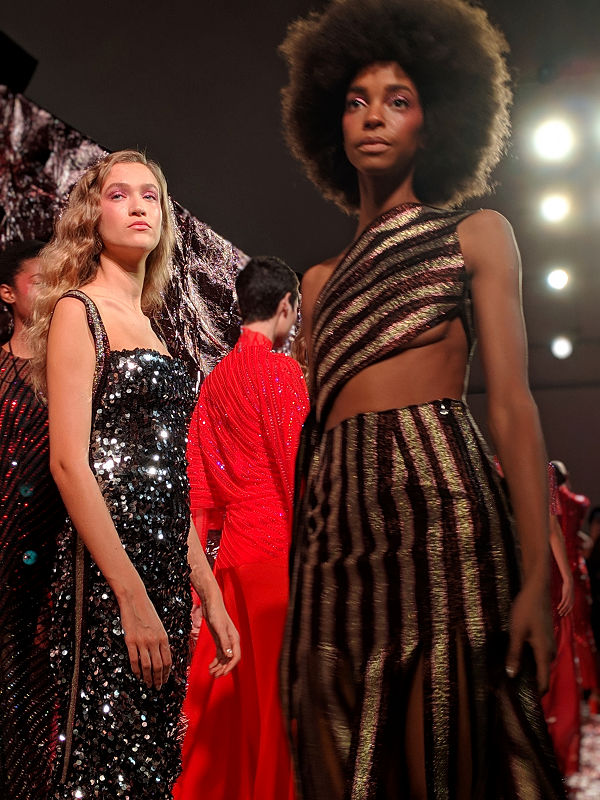 Paula Knorr London Fashion Week AW 19 20 divathét disco korszak