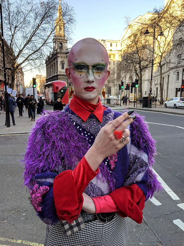 London Fashion Week divathét street style 2019