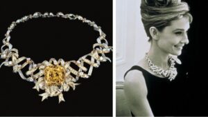 Lady Gaga gyémántját utoljára Audrey Hepburn viselte