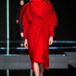Nah-Nu Budapest Central European fashion Week divathét piros kabát
