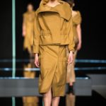 Nah-Nu Budapest Central European fashion Week divathét sárga kabát