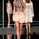 Budapest central European fashion week FW 2019/20 divathét Sentiments pöttyös blúz