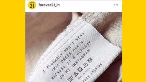 Fast Fashion ellenes aktivistától lopott a Forever 21