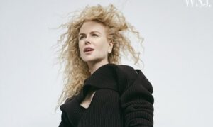 Nicole Kidman furcsa divatanyagban pózol