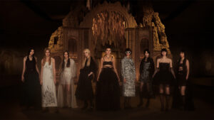 Így készült a Dior show díszlete